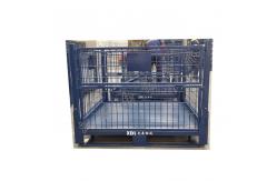 China Foldable Stillage Pallet Cage Depth 800mm With Padlock Locking System supplier