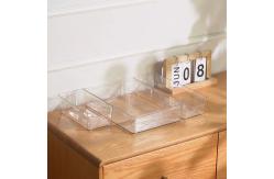China Transparent White Drawer Organisers 2L Deep Kitchen Drawer Organizer supplier