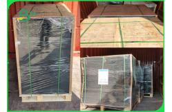 China Double side 250gsm Black Printing Paper Uncoated Jet Balck Writing Paper supplier