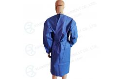 China Level 2 Sterile Nonwoven Reinforced Surgical Gown Blue supplier