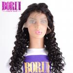 Pre Plucked 360 Lace Frontal Human Hair With Baby Hair Unprocessed Deep Wave for sale