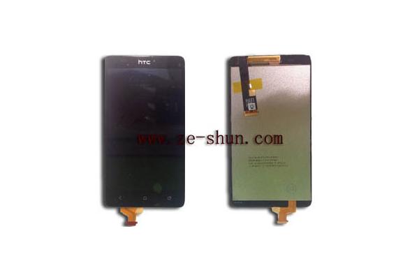 Black Cell Phone LCD Screen Replacement For HTC T528w One SC