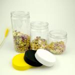 Wide Mouth 450ml Plastic Food Storage Jars For Tea Coffee for sale