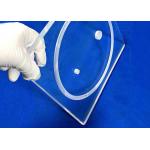 High Light Transmittance Transparent Uv Fused Quartz Plate for sale