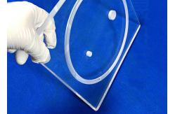 China High Light Transmittance Transparent Uv Fused Quartz Plate supplier