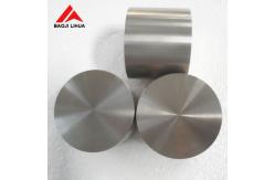 China Pickling Titanium Square Bar Round Shape Gr2 Gr5 Material Dia 35mm 50mm supplier