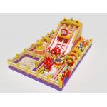 China Dragon Lion Inflatable Bouncy Castle With Slides And Sand Pool for sale