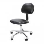 Adjustable ESD Lab Chair Metal Vertical Gas Lifting Task Chair In Cleanroom for sale
