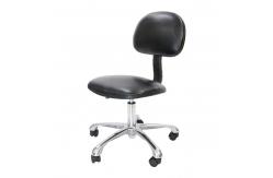 China Adjustable ESD Lab Chair Metal Vertical Gas Lifting Task Chair In Cleanroom supplier