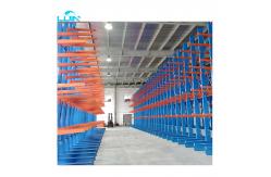 China Double Side Based Cantilever Storage Racks Selective Metal Shelving With Iron Tube supplier