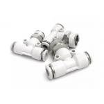 PB T Shaped Pneumatic Quick Coupling Male Thread Positive Tee Air Connector for sale