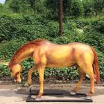 Fiberglass Cow Statue Life Size Fiberglass Animal Sculptures for sale