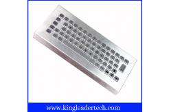 China 65 Keys Industrial Desktop Keyboard Stainless Steel With IP65 To IP68 supplier