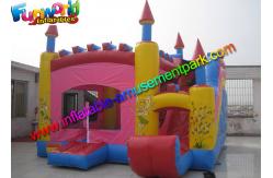 China Trink Bell Vinyl Inflatable Bouncy Slide , Inflatable Combo Jumping Castle supplier