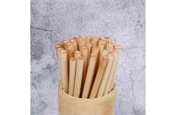 China Disposable Natural Reed Drinking Straws 18cm compostable boba straws supplier