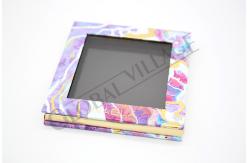 China Single Open Blank Makeup Palette Empty Magnetic Customized C2S Paper supplier