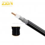 14 AWG RG11 Coaxial Cable with 60% AL Braiding CM Rated PVC for CATV System for sale