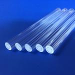 Multi Hole Quartz Glass Tubes For Electronic Cigarette Suction Rod for sale