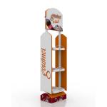 Customized Double-sided Metal Can Storage Rack DIY Gourmet Cola Beverage Rack for Retailing Ideas for sale
