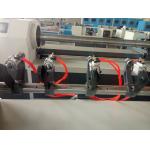 Multi Knife Pneumatic 76mm Cardboard Tube Cutting Machine With Plc Control System