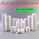 Perfume Roll On Essential Oil Bottles 30ml 50ml Empty Deodorant Roller Bottles for sale