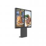 55 Inch 3000 Nits Restaurants Digital Menu Board Stand High Brightness for sale