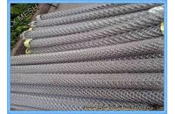 China 2 Inches PVC Coated Security Diamond Wire Mesh Chain Link Fence supplier