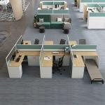 Office Furniture Manufacturers 4 Way Modular Office Workstation With Partation for sale