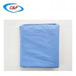 Breathable Single Use Blue Surgical U Split Drape Sheet For Hospital