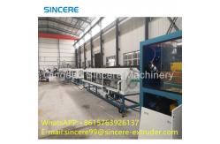 China Plastic PE HDPE Single Layer Or Multi Layer Pipe Extrusion Line supplier