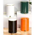 Durable Foot Pedal Garbage Bins Round Kitchen Trash Dustbins for sale