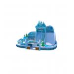 Blue Ice Land Children Fun Park Inflatable Slide Bouncy for sale