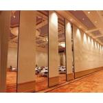 Soundproof Movable Hotel Sliding Partition Walls Floor to Ceiling 1200mm Width