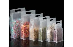 China Frost Self Sealing See Through Pouches Food Candy Stand Up ziplockk Pouches supplier