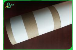 China Recycled Kraft Liner White Top 170gsm In 24 30 Roll Width High Strength supplier