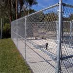 3mm Wire Galvanized Iron Chain Link Fencing 6 Foot Chain Link Fence Panels Antirust for sale