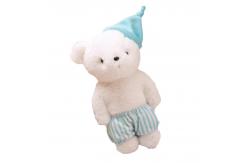 China Hand Washable 100g Teddy Bear Plush Toys With Hat supplier