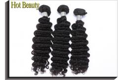 China 100% Cuticle Aligned Virgin Peruvian Hair Extension Deep Wave Natural and Smooth supplier