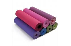 China Custom Eco Friendly TPE Yoga Mat 6mm For Women supplier