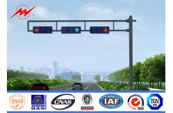 China Professional Traffic Light Pole , Automatic LED Traffic Signs Road Lighting Pole supplier