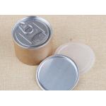 FDA Approval Paper Composite Cans Kraft Paper Easy Open Cans Aluminum Lids
