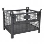 Warehouse Foldable Steel Q235 6.0mm Wire Mesh Container for sale