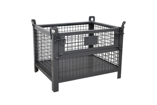 CE RAL Powder Coated 1000KG Folding Wire Mesh Container