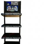 Water Liquor Oil Retail Bottle Display Racks Wall Supermarket Can Shelf Floor for sale