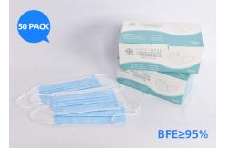 China One Time Virus Protection Medical Grade Face Mask With Elastic Ear Loop supplier
