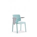 Modern PP Stackable Training Room Chairs with Writing Tablet for sale