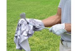 China Highly Absorbent SGS Golf Microfiber Towel With Hanging Loop Included supplier