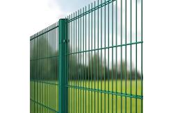 China Powder Coated 2D Double Wire Fence Black 868 Mesh Fence Panel supplier