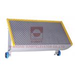 Yellow Demarcation Strip Elevator Spare Parts 1000MM Aluminum Elevator Step for sale