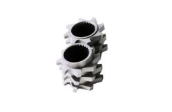 China Toshiba Extruder Machine Parts Computerized Deep Screw Element PVC Processed supplier